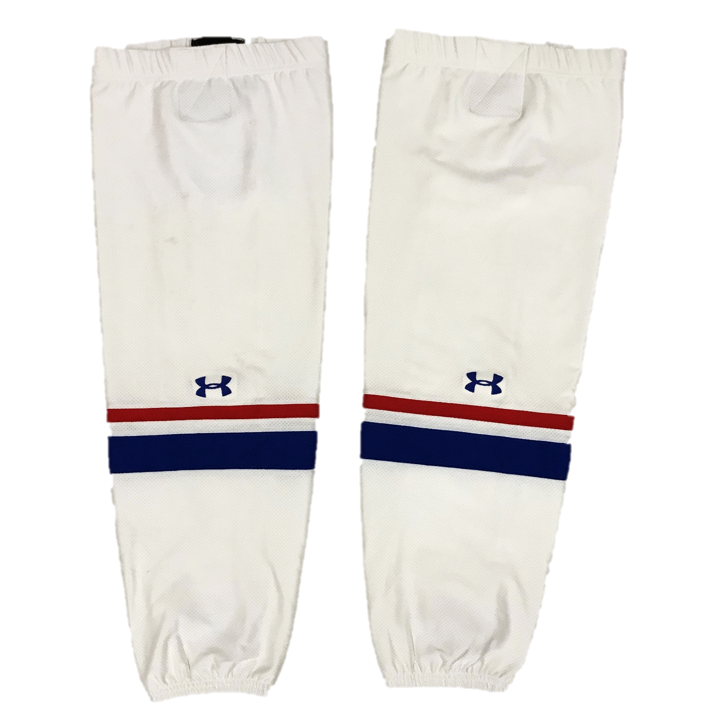 NCAA - Chaussette Under Armour Pro Game d'occasion (rayures fines blanches/bleues/rouges)